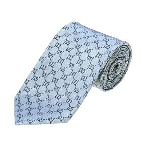 GUCCI 並行輸入 グッチ ネクタイ エンブロイダリー付き シルク