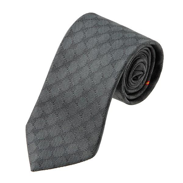 並行輸入 グッチ ネクタイ GUCCI GGパターン 456522 4B002 1100メンズ グレ...