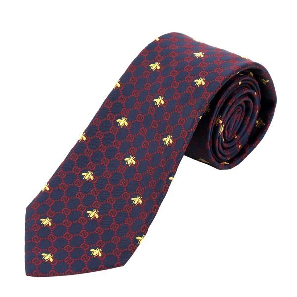 並行輸入 グッチ ネクタイ GUCCI GGビー（ハチ） 545078 4E002 4174メンズ ...