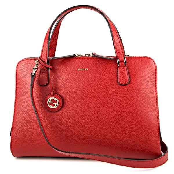 並行輸入 グッチ ハンドバッグ トップハンドル ミディアム 391987 CAO0X 6438 レッ...