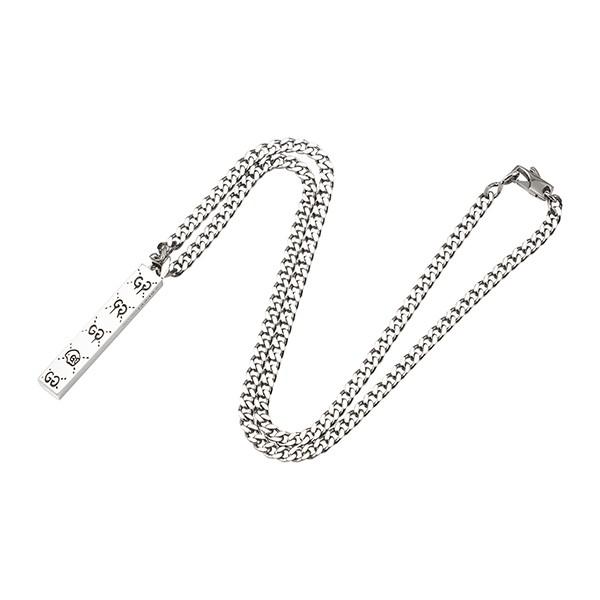 並行輸入 グッチ ネックレス シルバー GUCCI 455314 J8400 0701 爆買