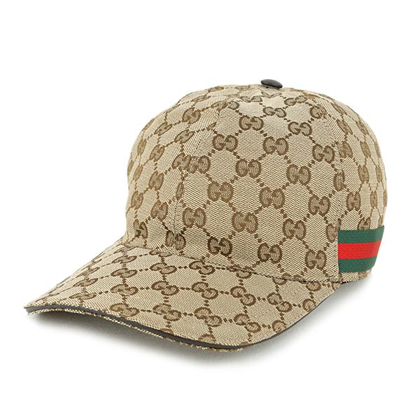 『最大5000円クーポン対象』グッチ キャップ GUCCI ジージーキャンバス 200035 KQW...