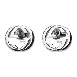 【美品】GUCCI インターロッキングGGピアス　正規品 GUCCI 並行輸入 グッチ ピアス インターロッキング G 662111 J8500