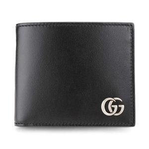 並行輸入 グッチ 2つ折り財布 GUCCI GG マーモント 428726 0YK0N 1000メンズ ブラック 黒