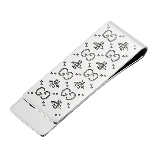 並行輸入 グッチ マネークリップ シルバー GUCCI 455884 J8400 0701 爆買