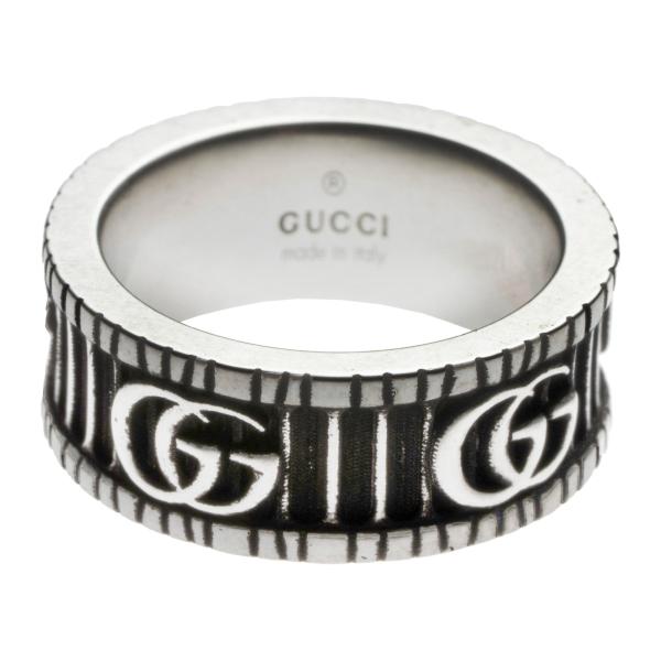 並行輸入 グッチ リング GUCCI ダブルG 551899 J8400 0811ユニセックス