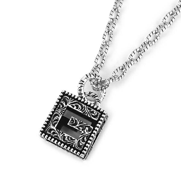 並行輸入 グッチ ネックレス GUCCI スクエアG 552768 J8400 0811ユニセックス...