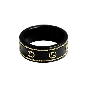 グッチ リング メンズ GUCCI 指輪 K18 レディース エングレービング