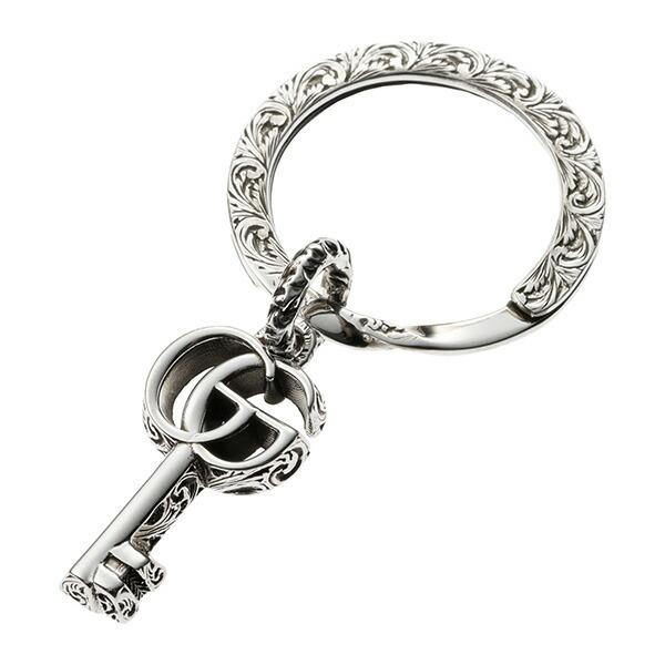 並行輸入 グッチ キーホルダー GUCCI ダブルG 627765 J8400 0701 Uユニセッ...