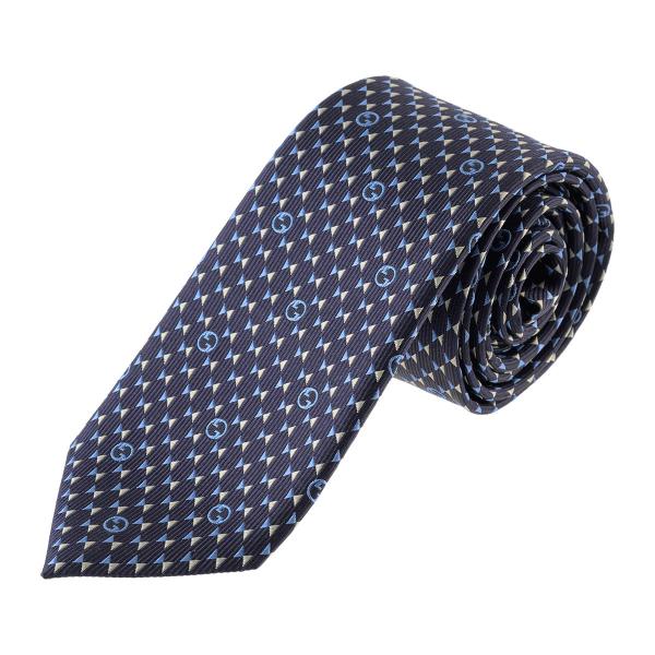 並行輸入 グッチ ネクタイ GUCCI ラウンド インターロッキングG 721252 4E002 4...