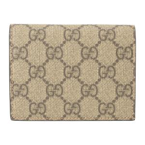 並行輸入 グッチ 2つ折り財布 GUCCI GGスプリーム 779810 KHNKG 8534レディース ベージュ
