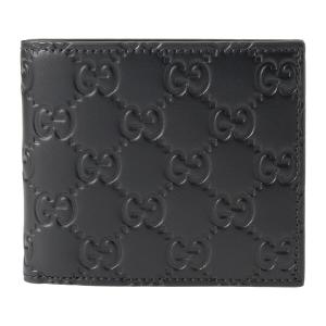 並行輸入 グッチ 2つ折り財布 GUCCI グッチッシマ 779836 CWC1N 1000メンズ ブラック 黒