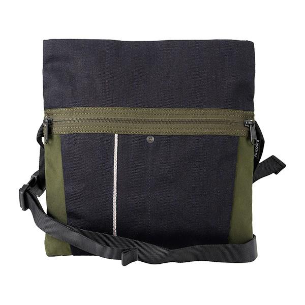 アンコース ショルダーバッグ Ancours 15オンス セルヴェッジデニム AC301ユニセックス...