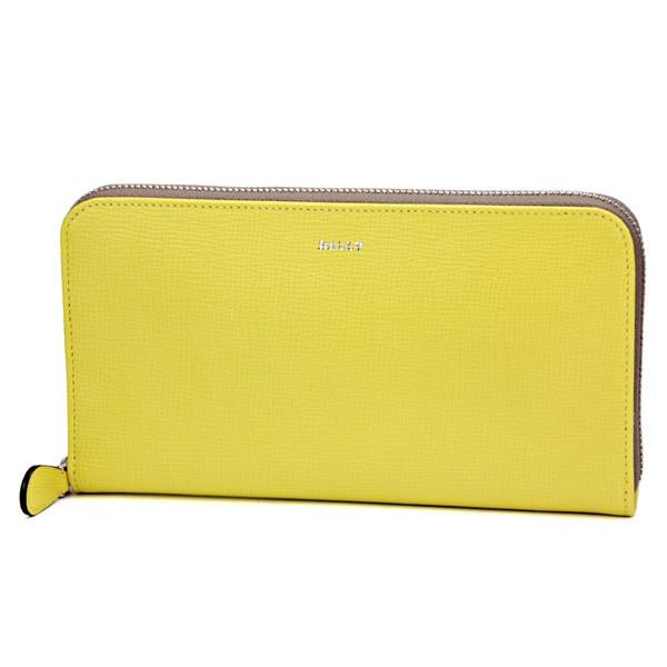 並行輸入 バリー 長財布(ラウンドファスナー) GROSVENOR 6191744 イエロー 爆買