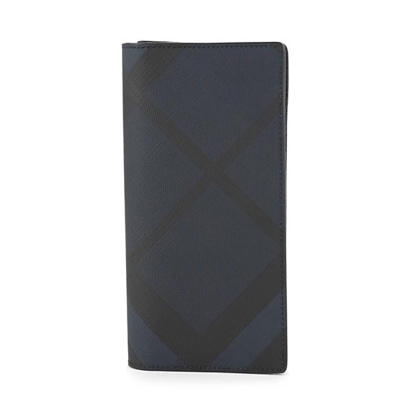 並行輸入 バーバリー 長財布 コンチネンタルウォレット 8006033 A1960 ネイビー／ブラッ...