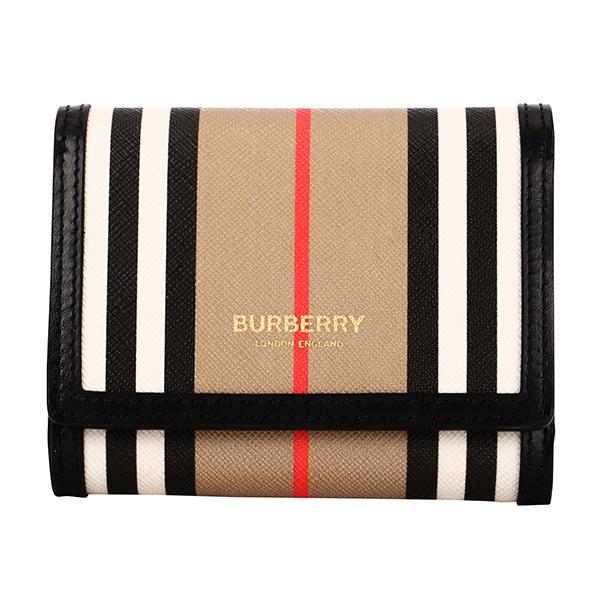 並行輸入 バーバリー 3つ折り財布 BURBERRY アイコンストライプ 8026003 A7026...