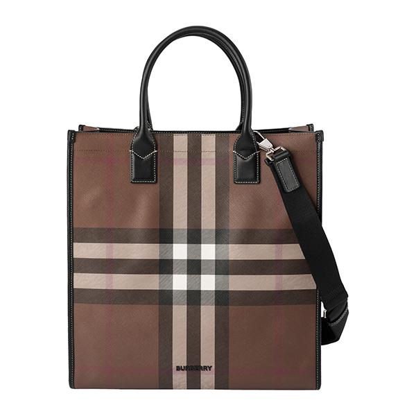 並行輸入 バーバリー トートバッグ BURBERRY チェック＆レザー 8049117 A8900ユ...