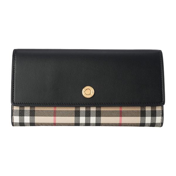 並行輸入 バーバリー 長財布 BURBERRY ヴィンテージチェック＆レザー 8049255 A11...