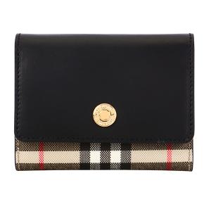 バーバリー 3つ折り財布 BURBERRY ヴィンテージチェック＆レザー 8049257 A1189｜brstring