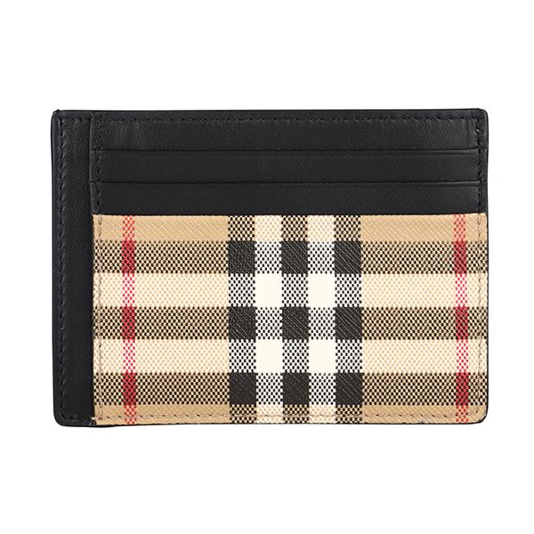 並行輸入 バーバリー カードケース BURBERRY ヴィンテージチェック＆レザー 8057943 ...