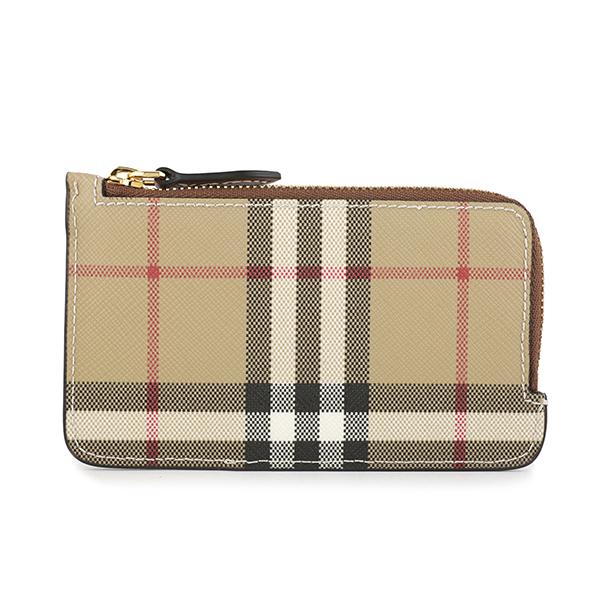 並行輸入 バーバリー カードケース BURBERRY ヴィンテージチェック＆レザー 8058014 ...