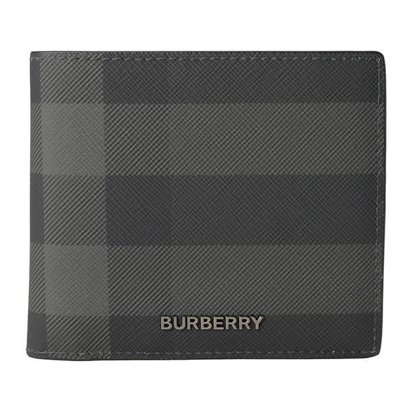 並行輸入 バーバリー 2つ折り財布 BURBERRY チャコールチェック 8064604 A1208...