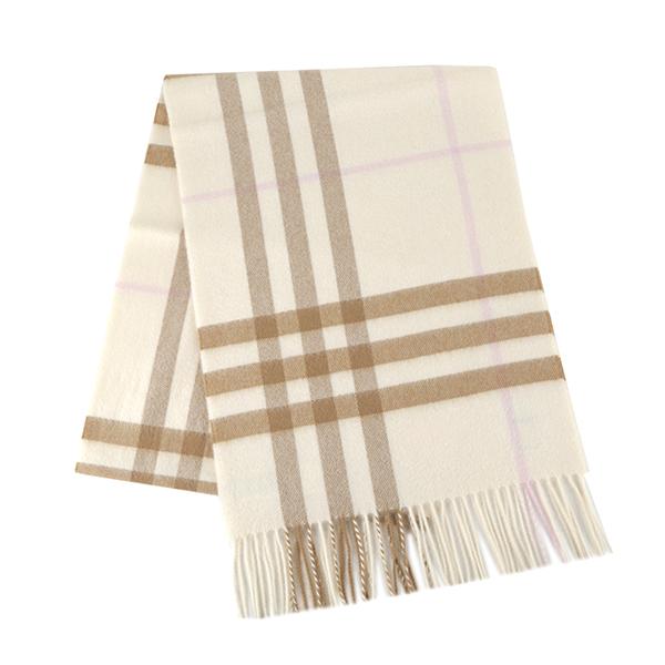 並行輸入 バーバリー  マフラー・ストール クラシックチェック 8020814 A7602 ホワイト...