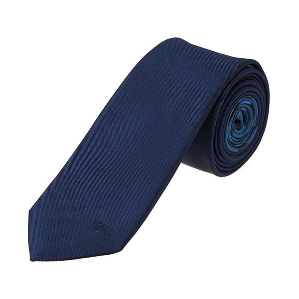 並行輸入 バーバリー ネクタイ チェック シルクツイル タイ 8000217 A1222 ネイビー ...