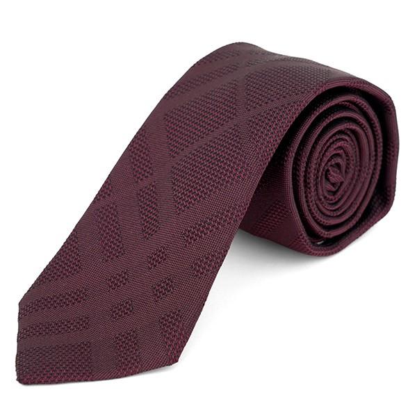 並行輸入 バーバリー ネクタイ TONAL CHECK TIE 8001802 A1346 ワインレ...