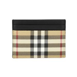 【Burberry】チェック柄カードケース【未使用品】 Burberry チェック柄 レザー カードケース未使用品 未使用級✨BURBERRY