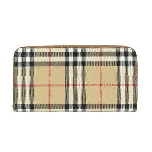 バーバリー 長財布(ラウンドファスナー) BURBERRY チェック＆レザー 8070598 A9534｜brstring