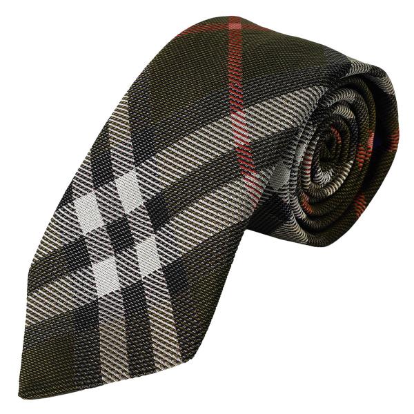 並行輸入 バーバリー ネクタイ BURBERRY チェック シルクタイ 8091551 C1173メ...