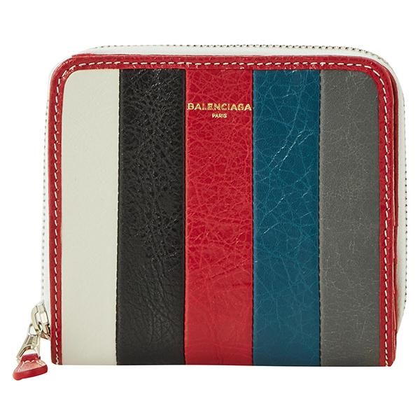 並行輸入 バレンシアガ  2つ折り財布 バザール 443657 DE9FN 1175 レッド 爆買
