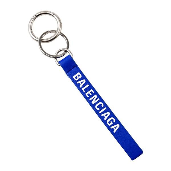 並行輸入 バレンシアガ  キーホルダー エブリデイ 551984 DLQ4N 4265 ブルー 青 ...