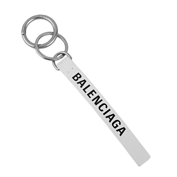 並行輸入 バレンシアガ  キーホルダー エブリデイ 551984 DLQ4N 9060 ホワイト 白...