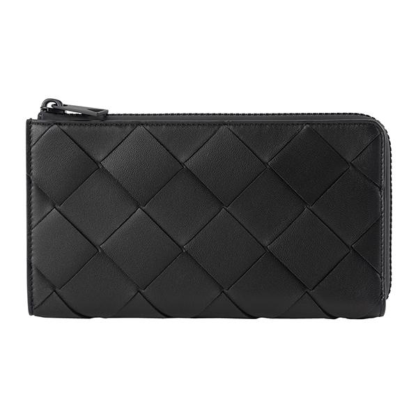 並行輸入 ボッテガヴェネタ  長財布 イントレチャート 639330 VCQT 51129 ブラック...