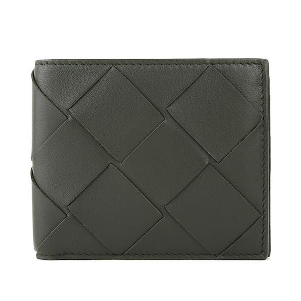 並行輸入 ボッテガヴェネタ 2つ折り財布 BOTTEGA VENETA マキシイントレチャート バイ...