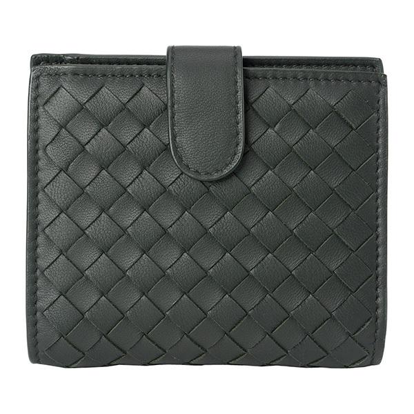 並行輸入 ボッテガヴェネタ  2つ折り財布 イントレチャート 121059 V001N 3217 ダ...