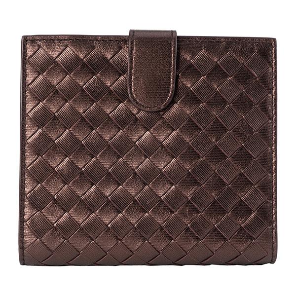 並行輸入 ボッテガヴェネタ 2つ折り財布 ブラウン 茶 BOTTEGA VENETA 132355 ...