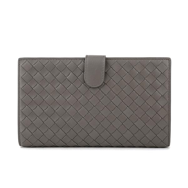 並行輸入 ボッテガヴェネタ  2つ折り財布 イントレチャート 132357 V001N 1417 グ...