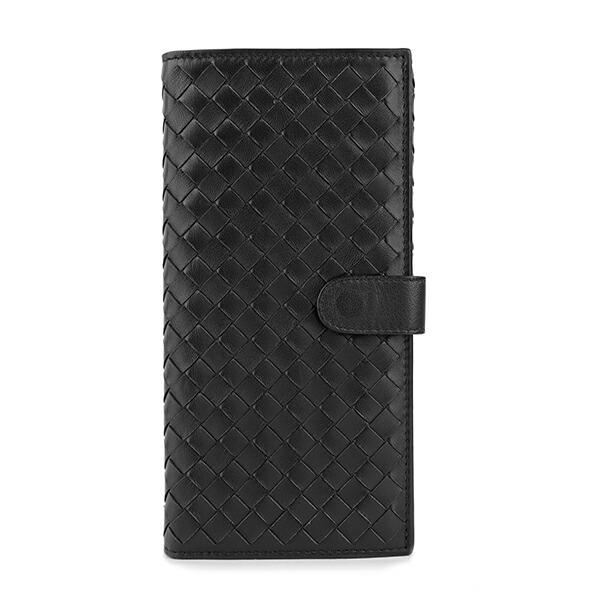 並行輸入 ボッテガヴェネタ  長財布 イントレチャート 134075 V001N 1000 ブラック...