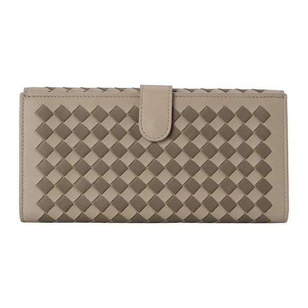 並行輸入 ボッテガヴェネタ 長財布 BOTTEGA VENETA イントレチャート チェッカー コン...