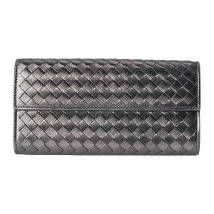 【じっちゃん】RFID掲載 ボッテガ 長財布 マキシイントレチャート BOTTEGA VENETA(ボッテガヴェネタ) マキシイントレチャートラウンド