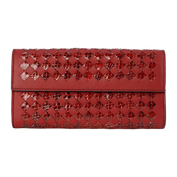 並行輸入 ボッテガヴェネタ 長財布 BOTTEGA VENETA イントレチャート コンチネンタルウ...
