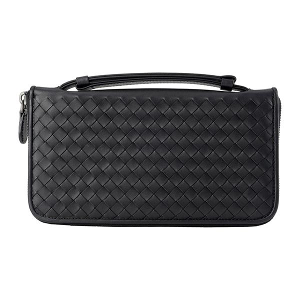 並行輸入 ボッテガヴェネタ  ポーチ イントレチャート 169730 V4651 1000 ブラック...