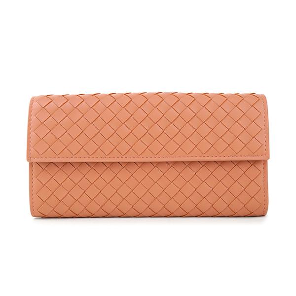 並行輸入 ボッテガヴェネタ 長財布 BOTTEGA VENETA イントレチャート コンチネンタルウ...