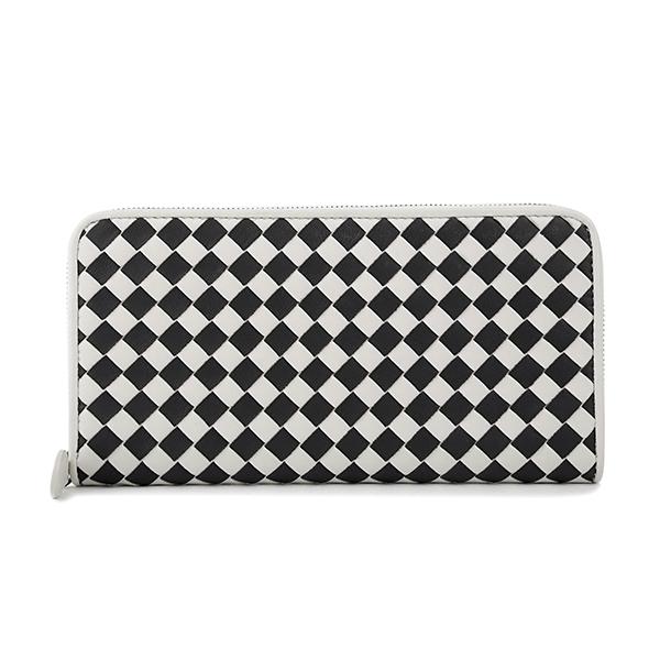 並行輸入 ボッテガヴェネタ  長財布(ラウンドファスナー) イントレチャート 506685 VCOM...