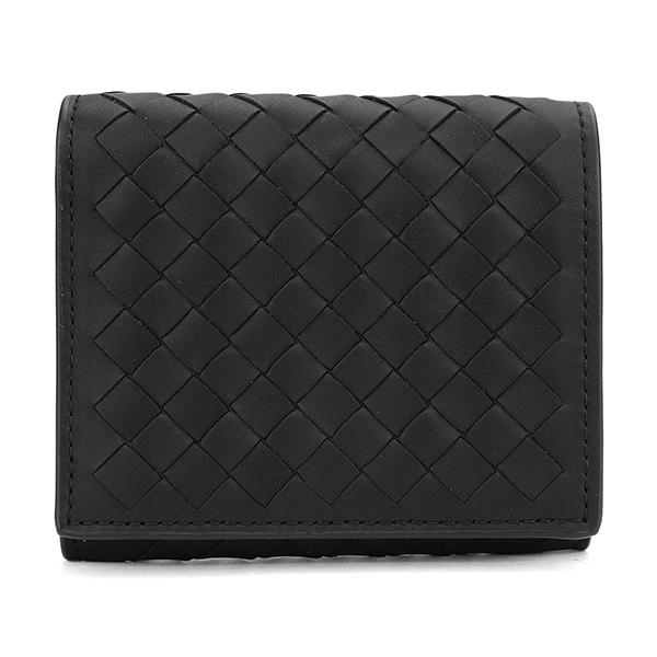 並行輸入 ボッテガヴェネタ 3つ折り財布 BOTTEGA VENETA イントレチャート ミニウォレ...