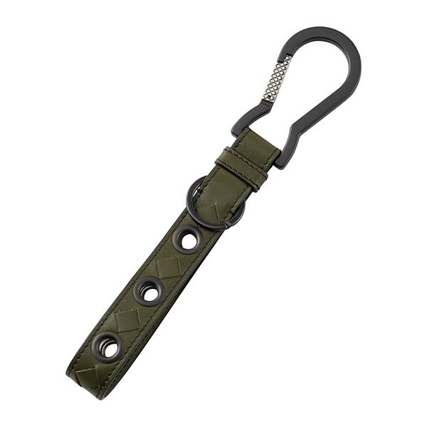 並行輸入 ボッテガヴェネタ キーホルダー BOTTEGA VENETA アイレット イントレチャート...