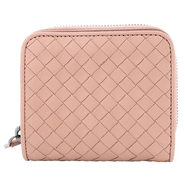 並行輸入 ボッテガヴェネタ 2つ折り財布 BOTTEGA VENETA イントレチャート ミニウォレ...